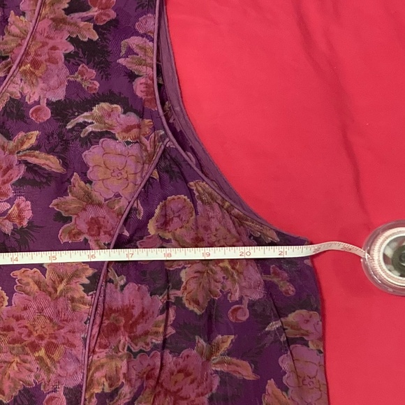 Vintage April Cornell Midi Floral Dress Size XL - Picture 6 of 12